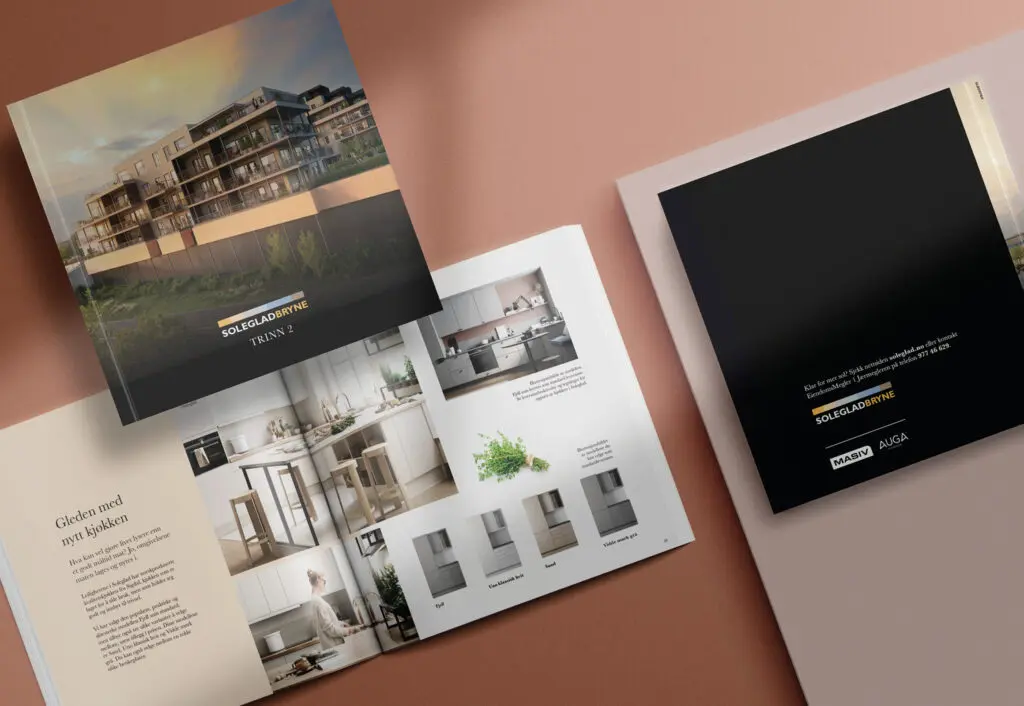 Soleglad – Eksempel på markedsføring av et prosjekt over tid.